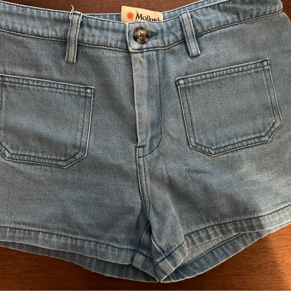 Women's Light Blue Jean Shorts